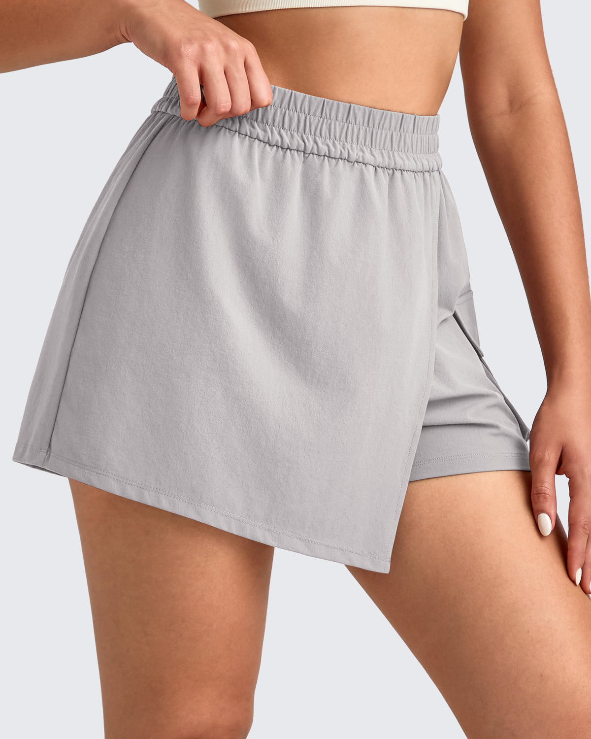 G4Free Activewear - 2 in 1 Elastic Waist Tennis Skorts -GF25E443AA-S-GF25E443AB-M-GF25E443AC-L-GF25E443AD-XL-GF25E443AE-XXL