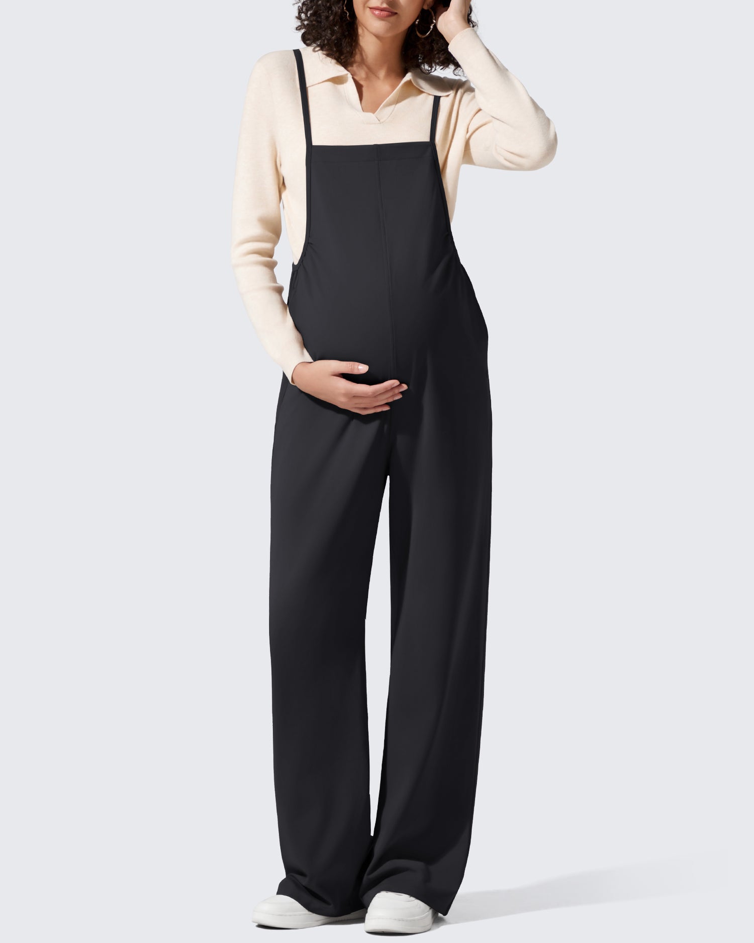 G4Free Activewear - Maternity Adjustable Strap Overalls Wide Leg Rompers -GF25PY674AF-XS-GF25PY675AF-XS-GF25PY676AF-XS-GF25PY674AA-S-GF25PY675AA-S