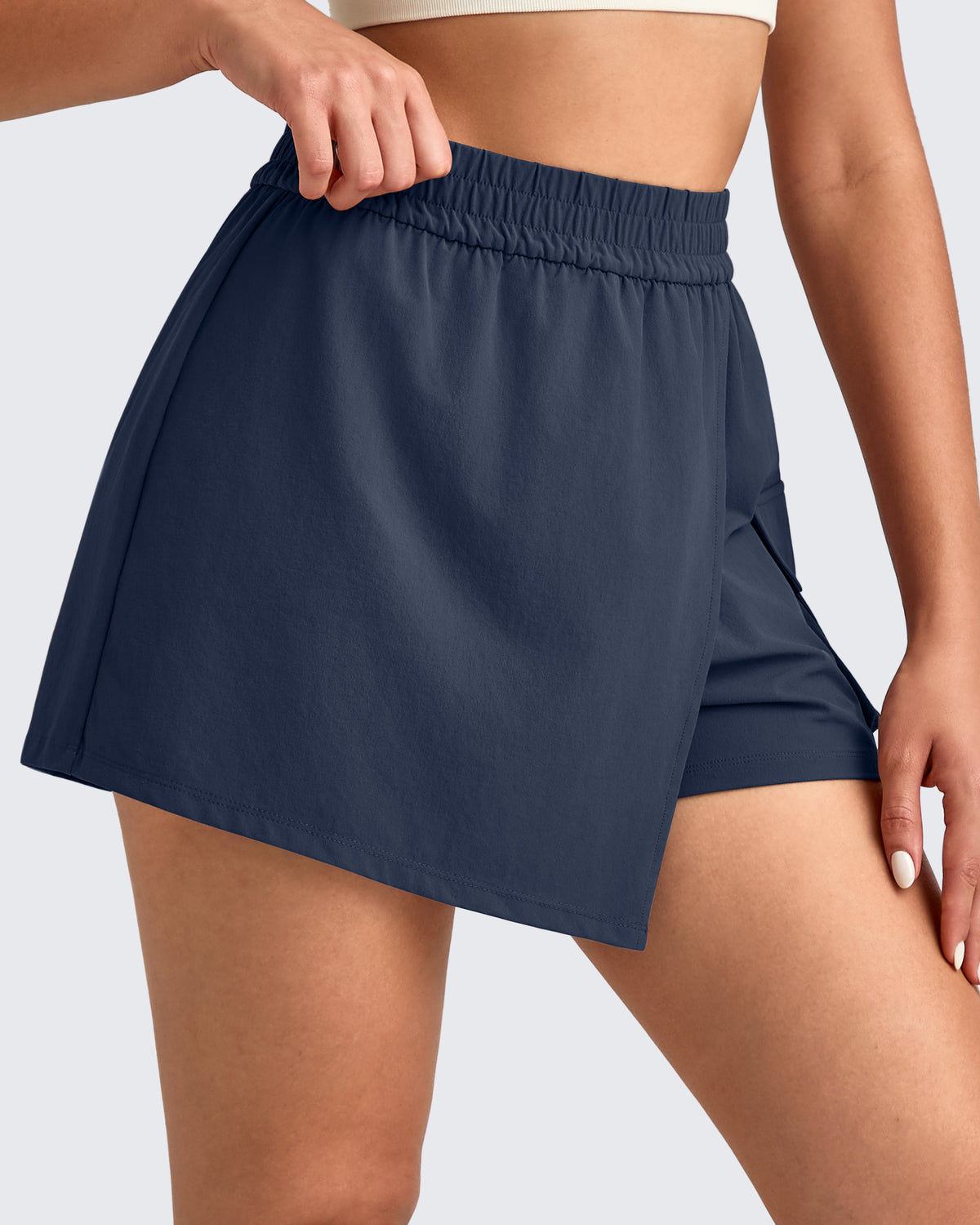 G4Free Activewear - 2 in 1 Elastic Waist Tennis Skorts -GF25E443AA-S-GF25E443AB-M-GF25E443AC-L-GF25E443AD-XL-GF25E443AE-XXL