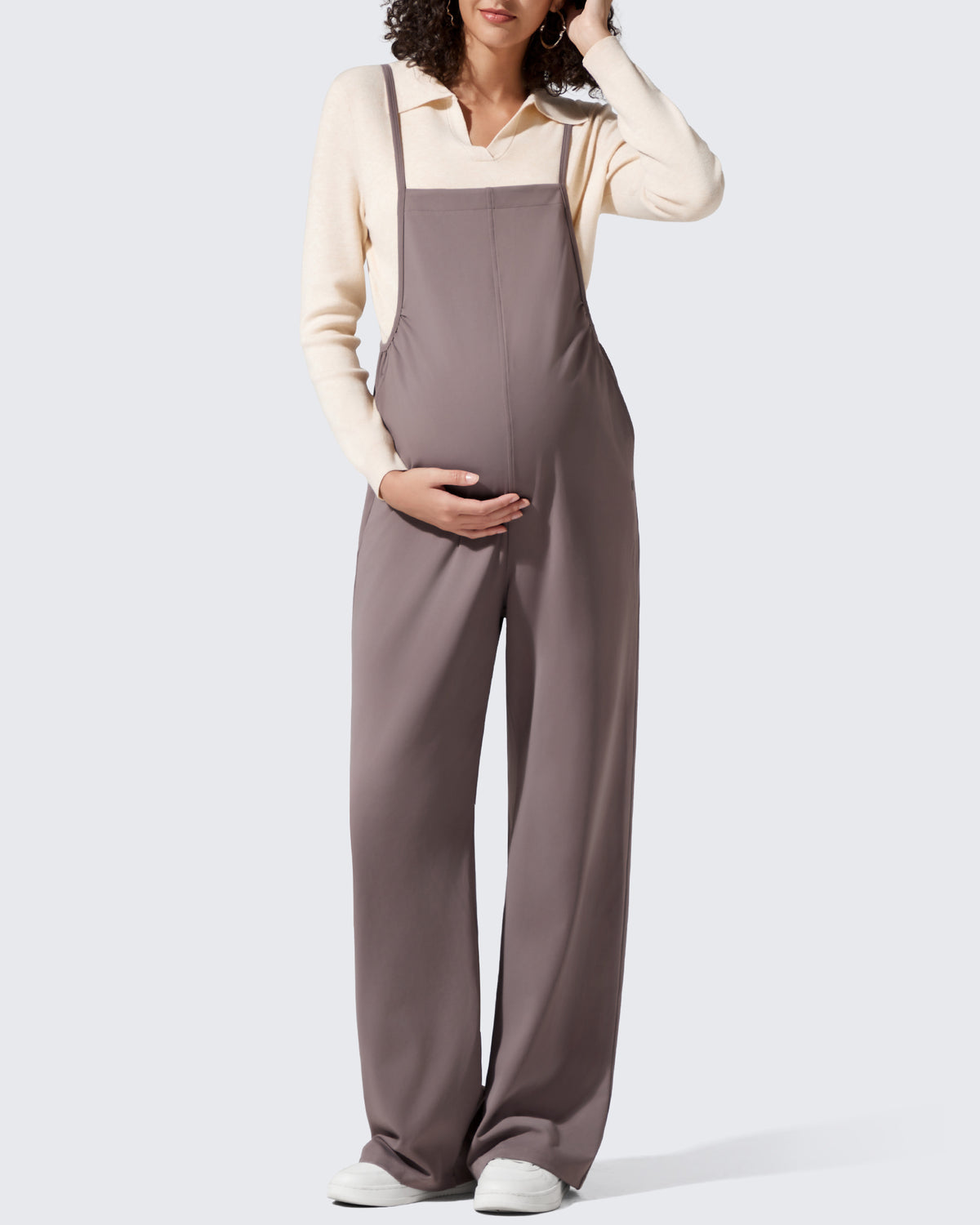 G4Free Activewear - Maternity Adjustable Strap Overalls Wide Leg Rompers -GF25PY674AF-XS-GF25PY675AF-XS-GF25PY676AF-XS-GF25PY674AA-S-GF25PY675AA-S