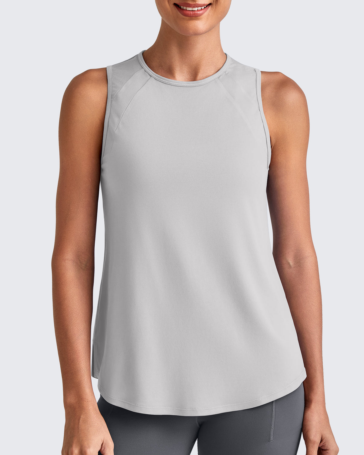 G4Free Activewear Lightweight Athletic Sleeveless Long Tank Tops