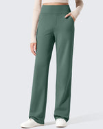 EverGoing Fleece Lined High-Waisted Dressy Pants
