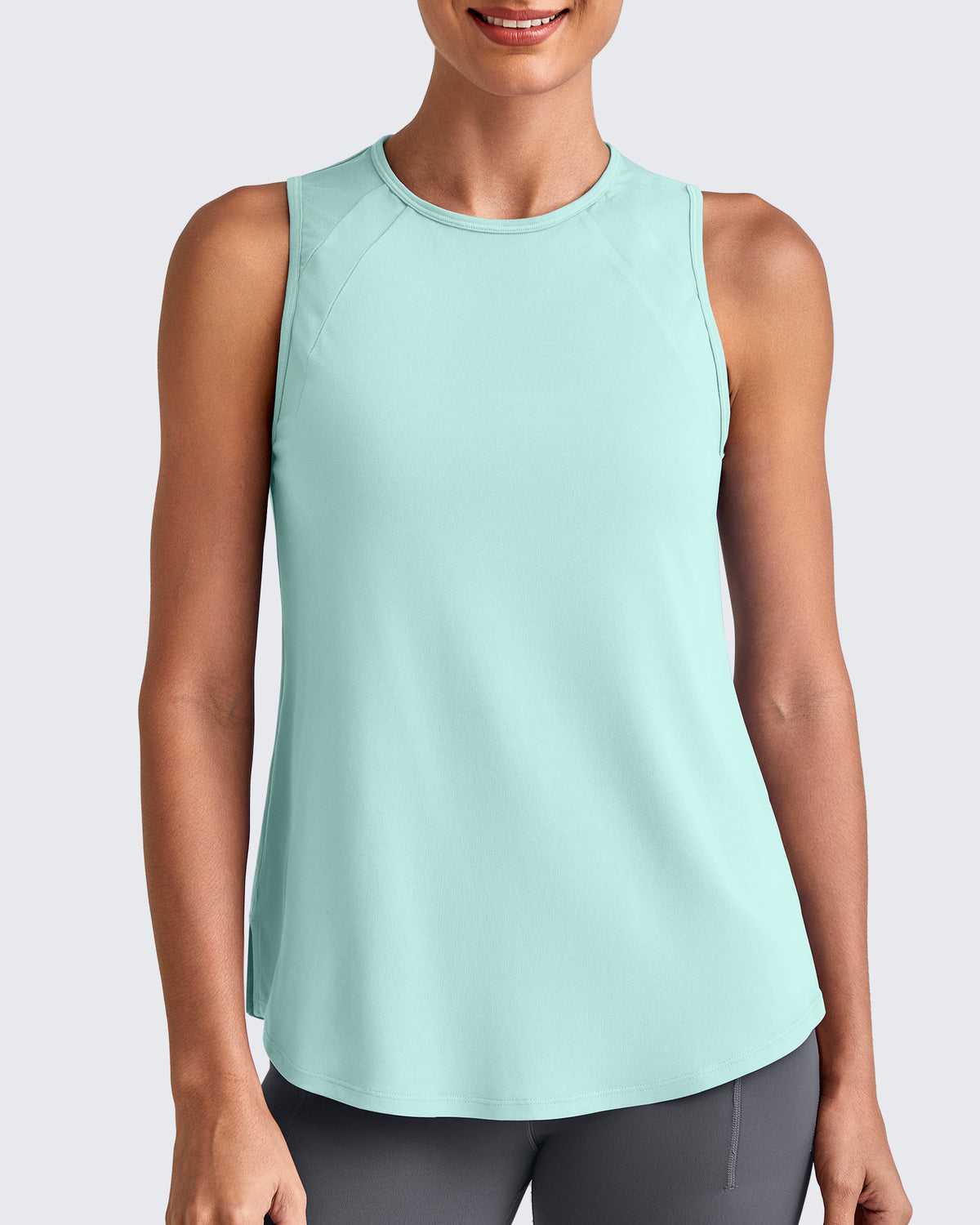 G4Free Activewear Lightweight Athletic Sleeveless Long Tank Tops