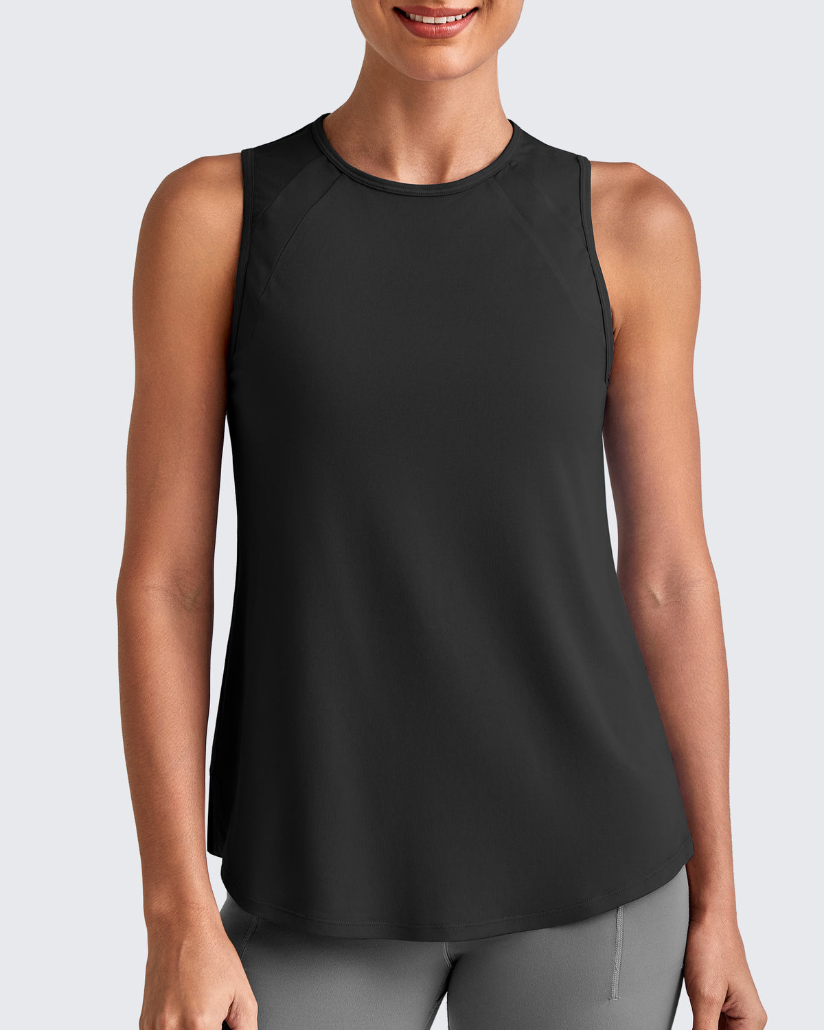 G4Free Activewear Lightweight Athletic Sleeveless Long Tank Tops