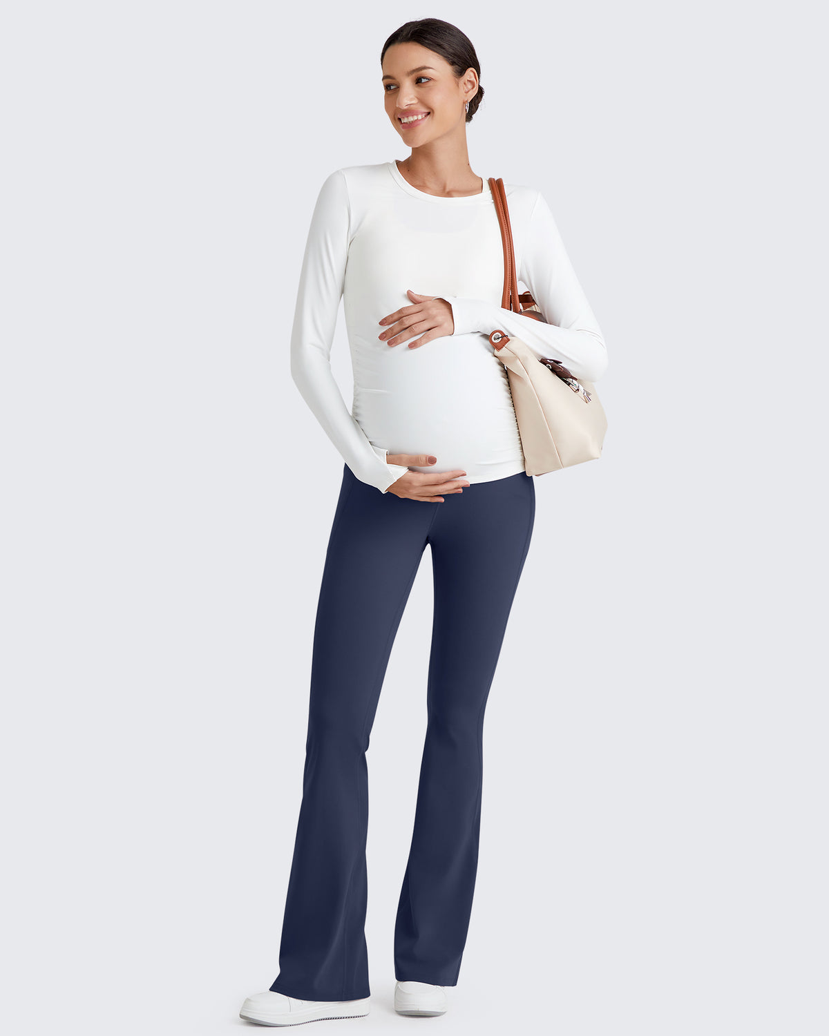 G4Free Activewear BareFeel Pregnancy Dress Flare Leggings