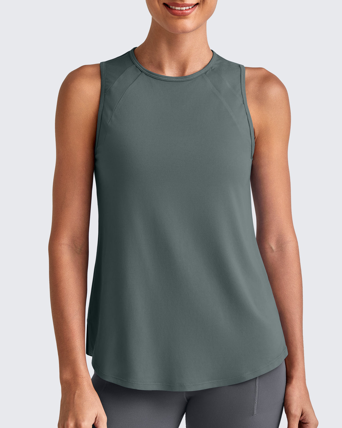 G4Free Activewear Lightweight Athletic Sleeveless Long Tank Tops
