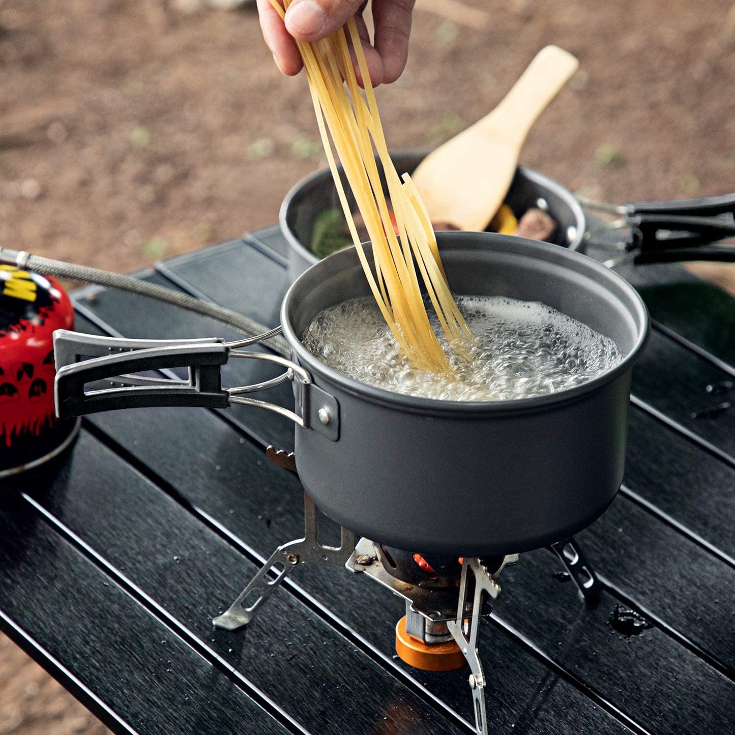 G4Free 11PCS Camping Cookware Mess Kit