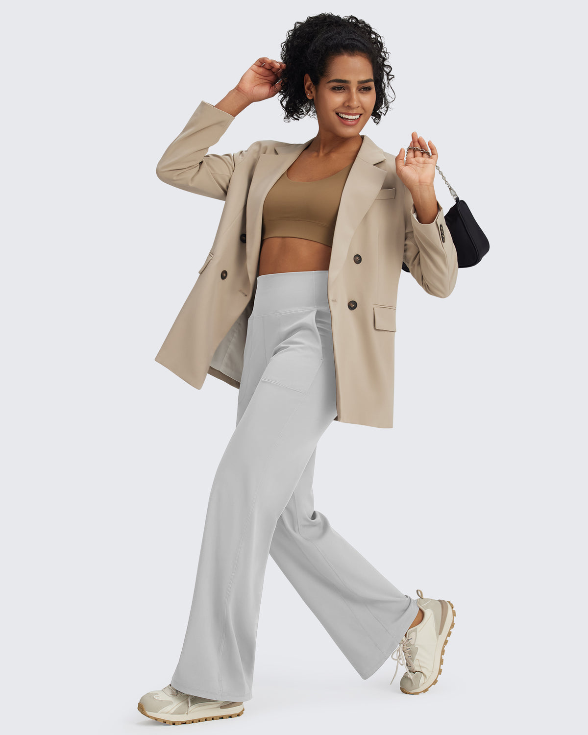 G4Free Activewear BareFeel Seamless High-Waist Dressy Pants