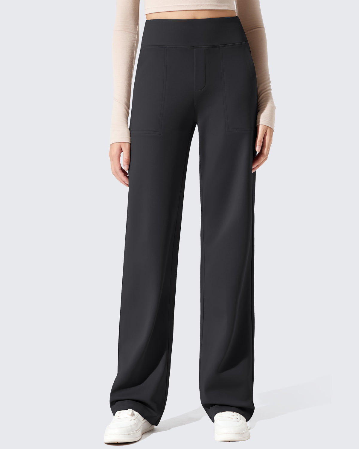 G4Free Activewear - Fleece Lined High-Waisted Dressy Pants -GF24J238AF-XS-GF24J239AF-XS-GF24J240AF-XS-GF24J238AA-S-GF24J239AA-S