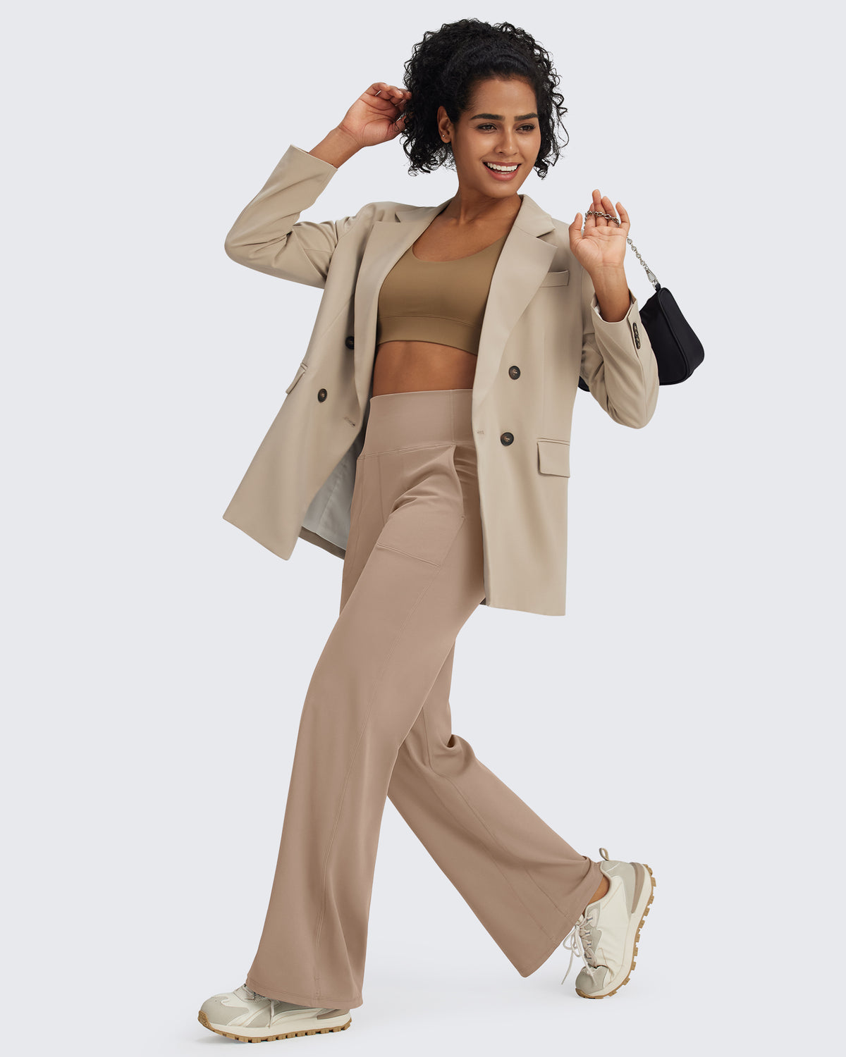 G4Free Activewear BareFeel Seamless High-Waist Dressy Pants 29