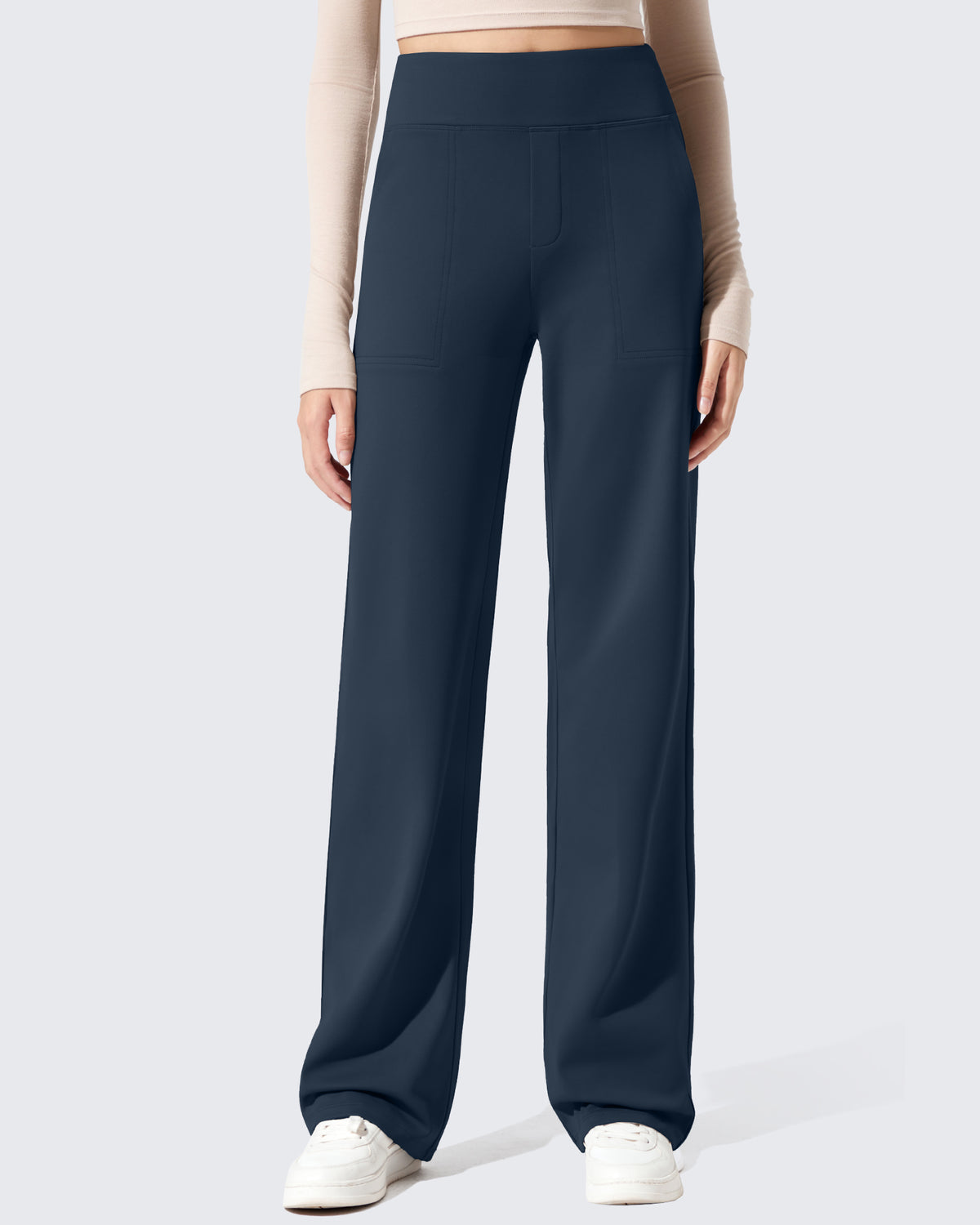 G4Free Activewear - Fleece Lined High-Waisted Dressy Pants -GF24J238AF-XS-GF24J239AF-XS-GF24J240AF-XS-GF24J238AA-S-GF24J239AA-S