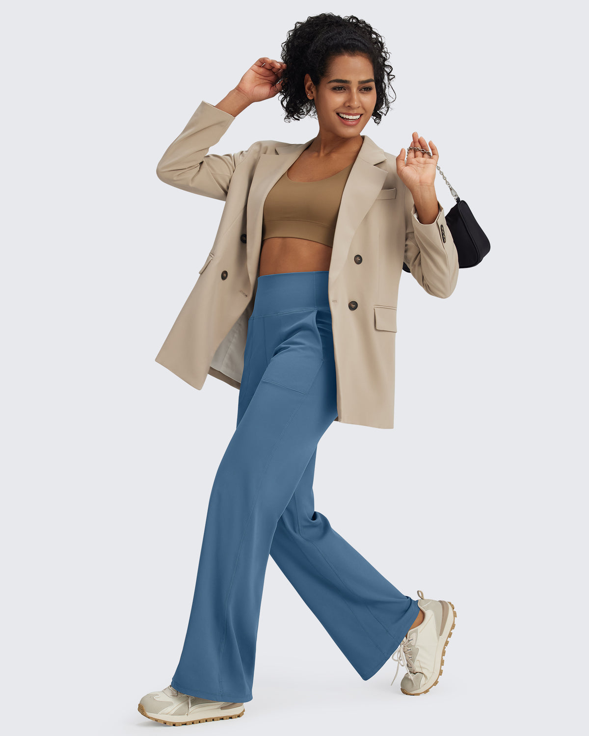 G4Free Activewear BareFeel Seamless High-Waist Dressy Pants 29