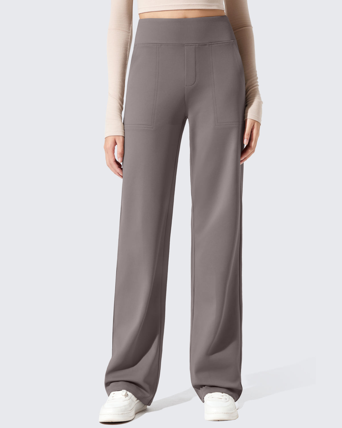G4Free Activewear - Fleece Lined High-Waisted Dressy Pants -GF24J238AF-XS-GF24J239AF-XS-GF24J240AF-XS-GF24J238AA-S-GF24J239AA-S