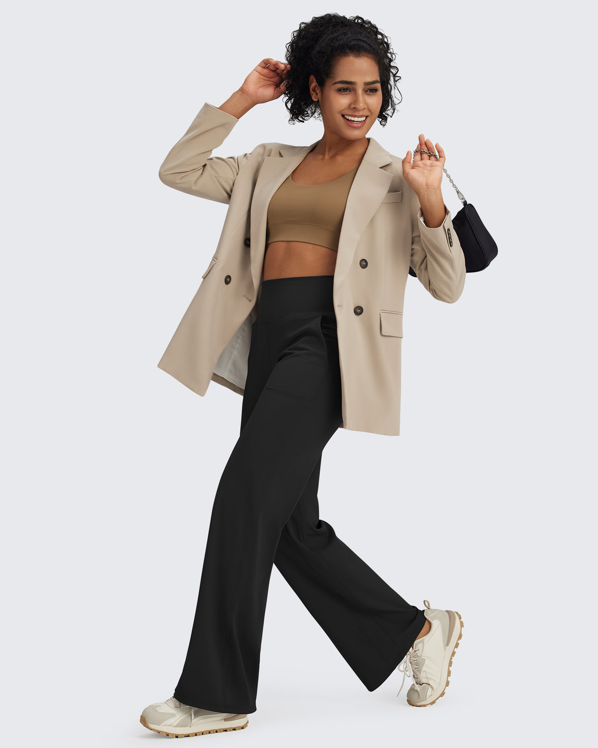 G4Free Activewear BareFeel Seamless High-Waist Dressy Pants