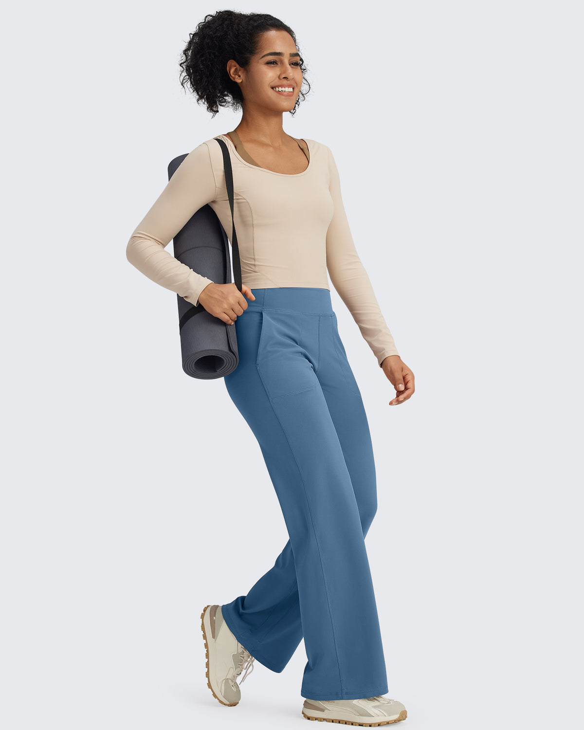 G4Free Activewear BareFeel Seamless High-Waist Dressy Pants 29