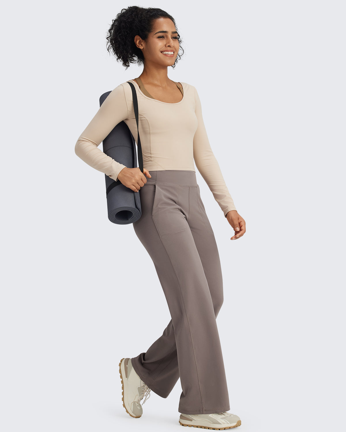 G4Free Activewear BareFeel Seamless High-Waist Dressy Pants 29