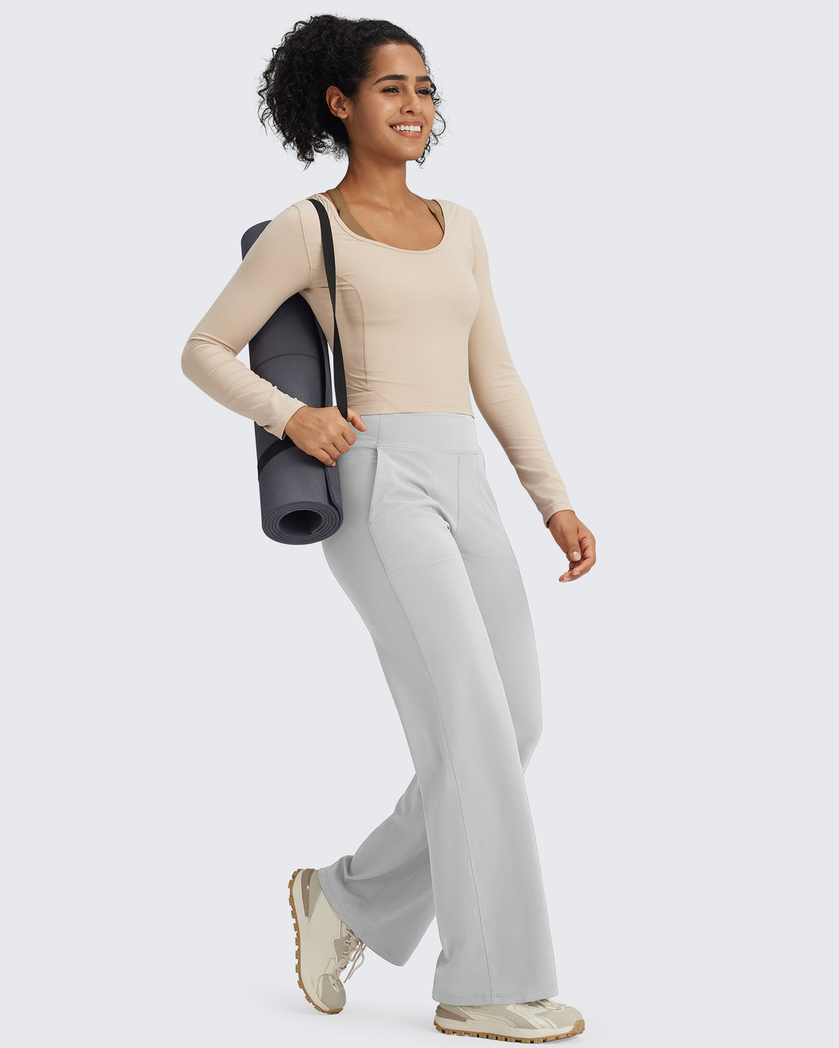 G4Free Activewear BareFeel Seamless High-Waist Dressy Pants