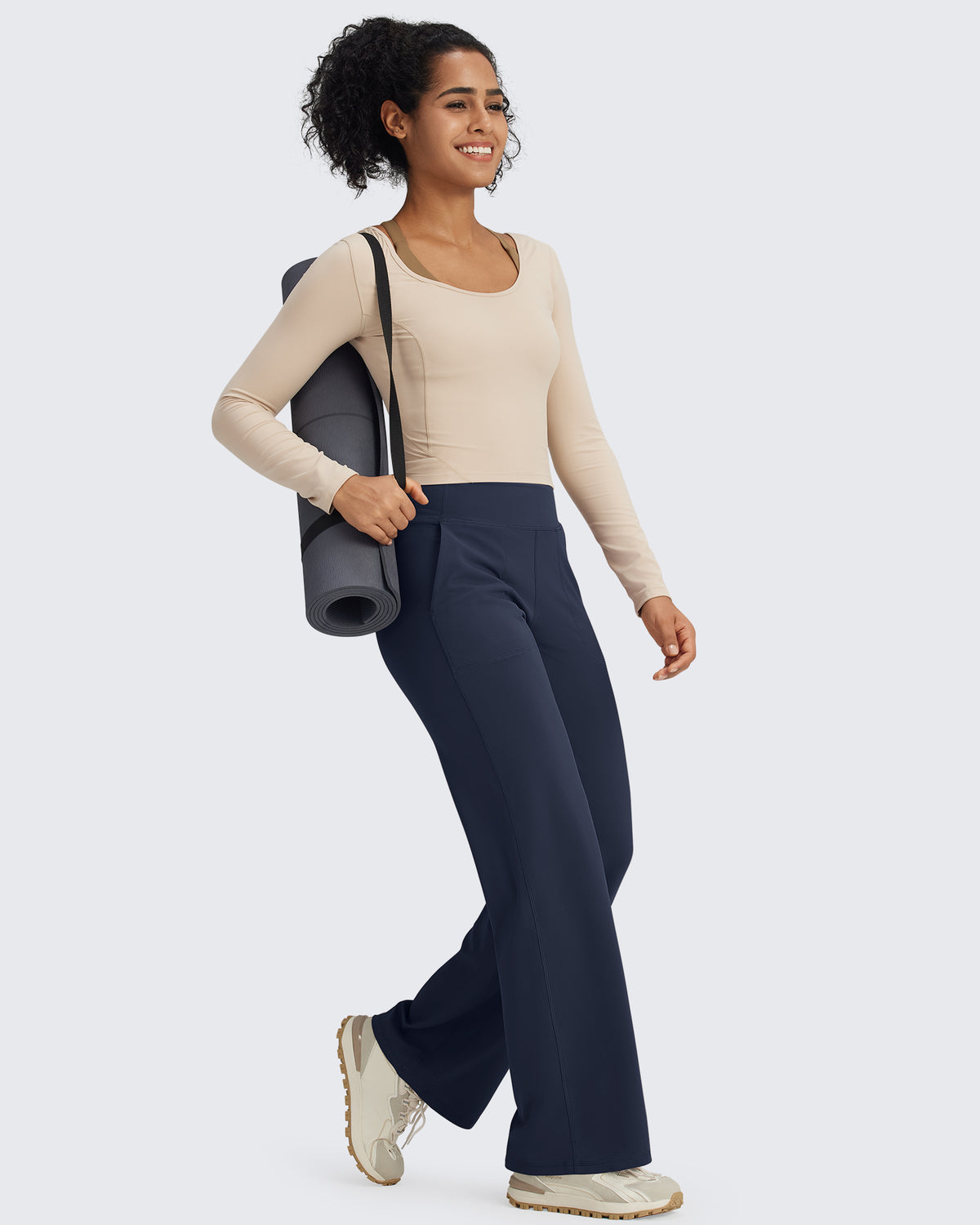 G4Free Activewear BareFeel Seamless High-Waist Dressy Pants 29