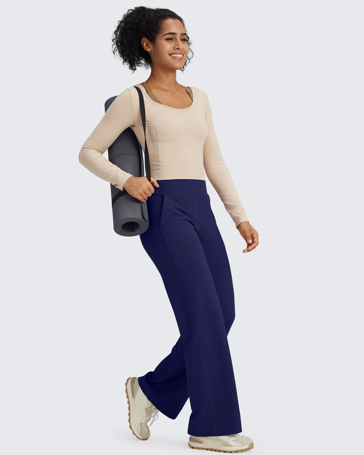 G4Free Activewear BareFeel Seamless High-Waist Dressy Pants