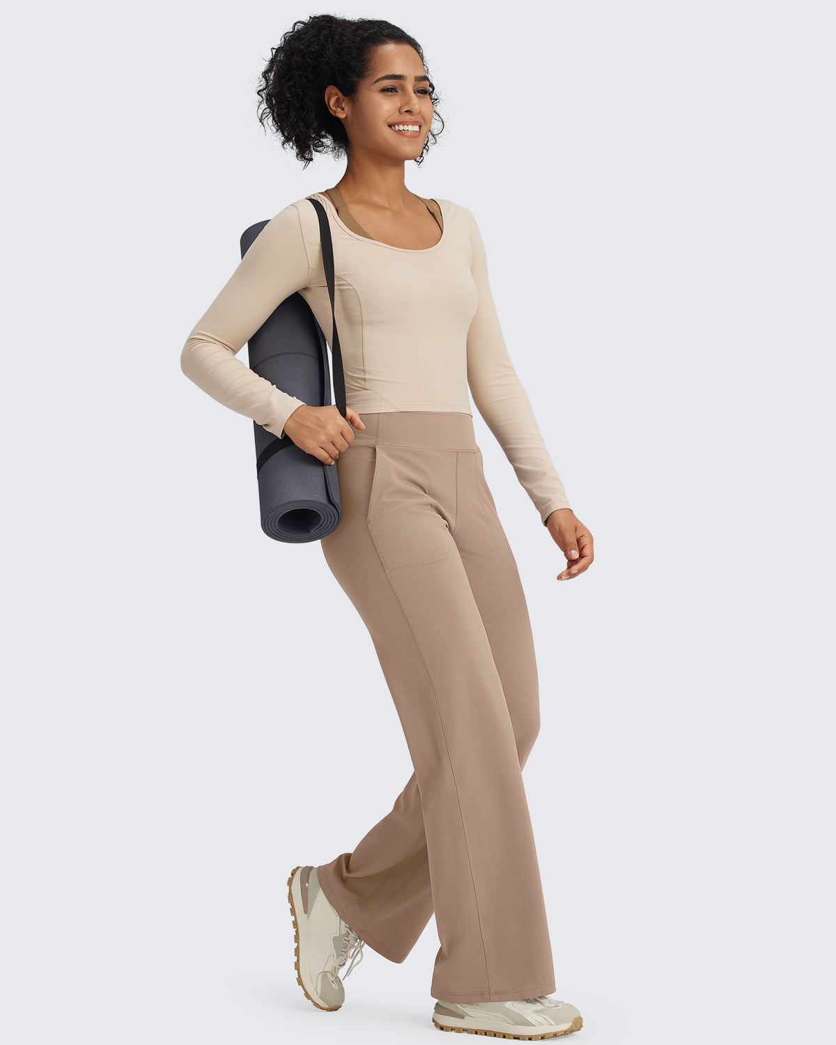 G4Free Activewear BareFeel Seamless High-Waist Dressy Pants 29