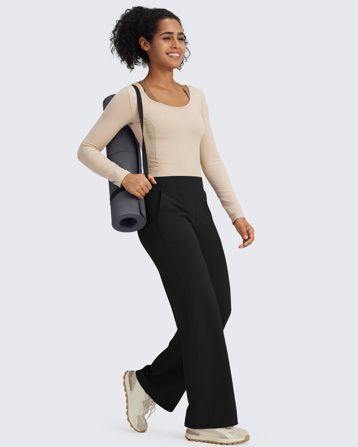 G4Free Activewear BareFeel Seamless High-Waist Dressy Pants