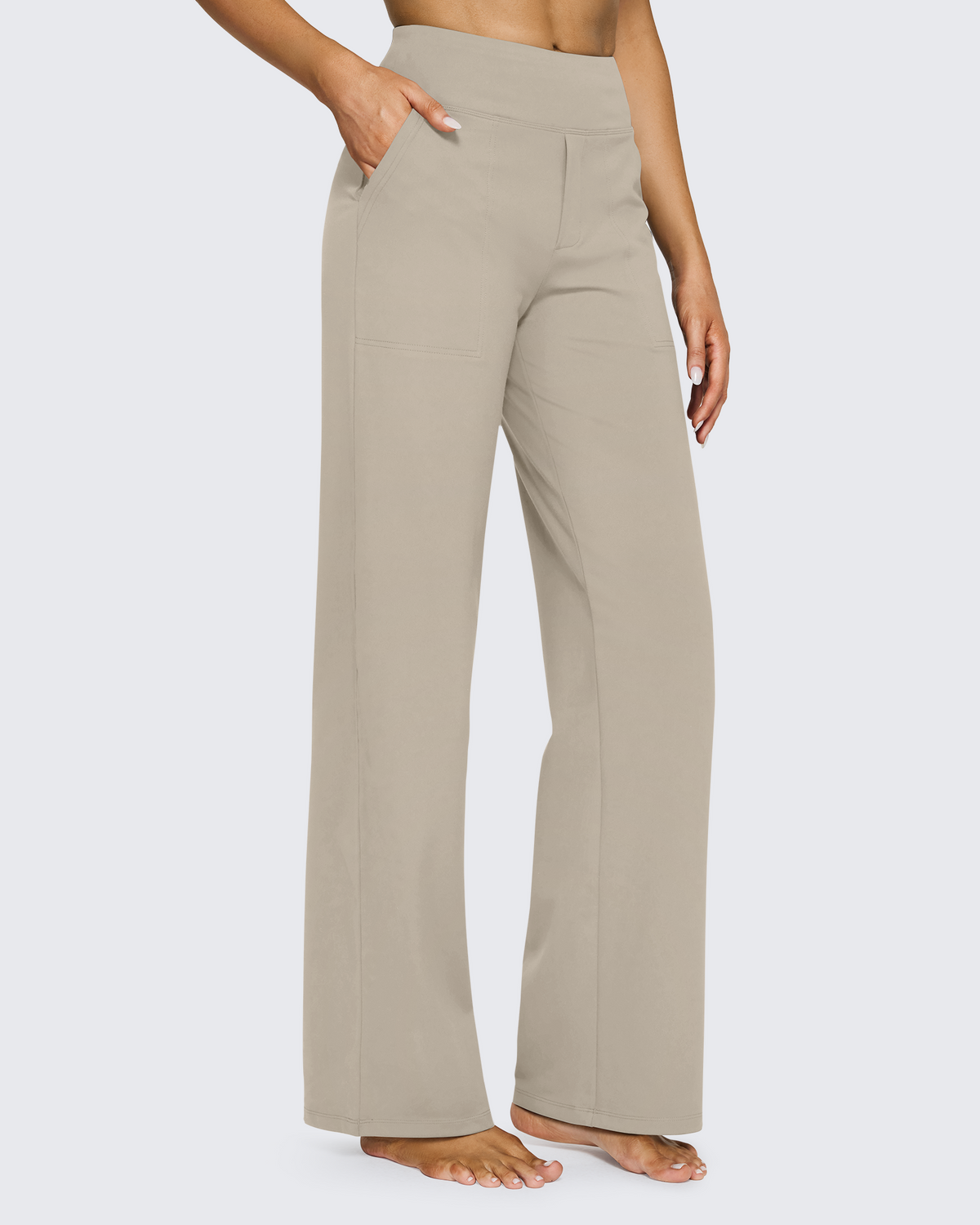 G4Free Activewear Loose High-Waist Business Casual Pants 33