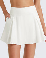 G4Free Activewear - High Waisted Athletic Golf Skorts -GF25H356AA-S-GF25H356AB-M-GF25H356AC-L-GF25H356AD-XL-GF25H356AE-XXL