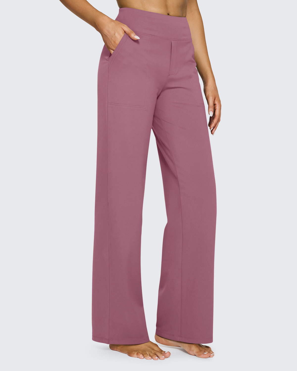 G4Free Activewear Loose High-Waist Business Casual Pants 33