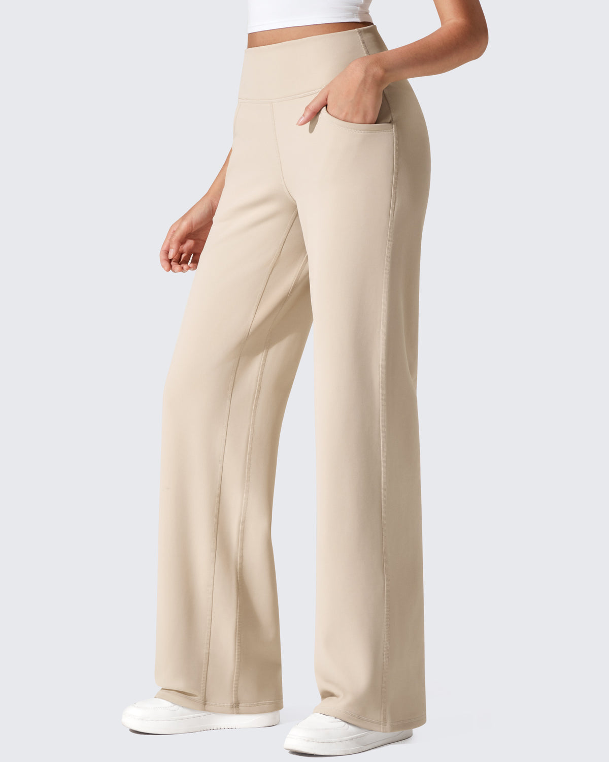 G4Free Activewear - Fleece Lined High-Waist Loose Sweatpants -GF24J230AA-S-GF24J231AA-S-GF24J232AA-S-GF24J230AB-M-GF24J231AB-M