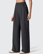 ShiftReady Two Front Pleated Wide Leg Dress Pants