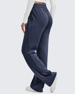 Smoofit Elastic-Waist Wide Leg Sweatpants Regular