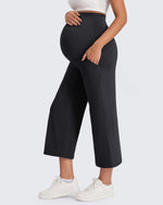 G4Free Activewear Maternity Capris Cropped Yoga Pants 21''