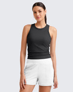 G4Free Activewear - Ribbed Slim Racerback Athletic Tanks -GF25B327AA-S-GF25B327AB-M-GF25B327AC-L-GF25B327AD-XL-GF25B327AF-XS