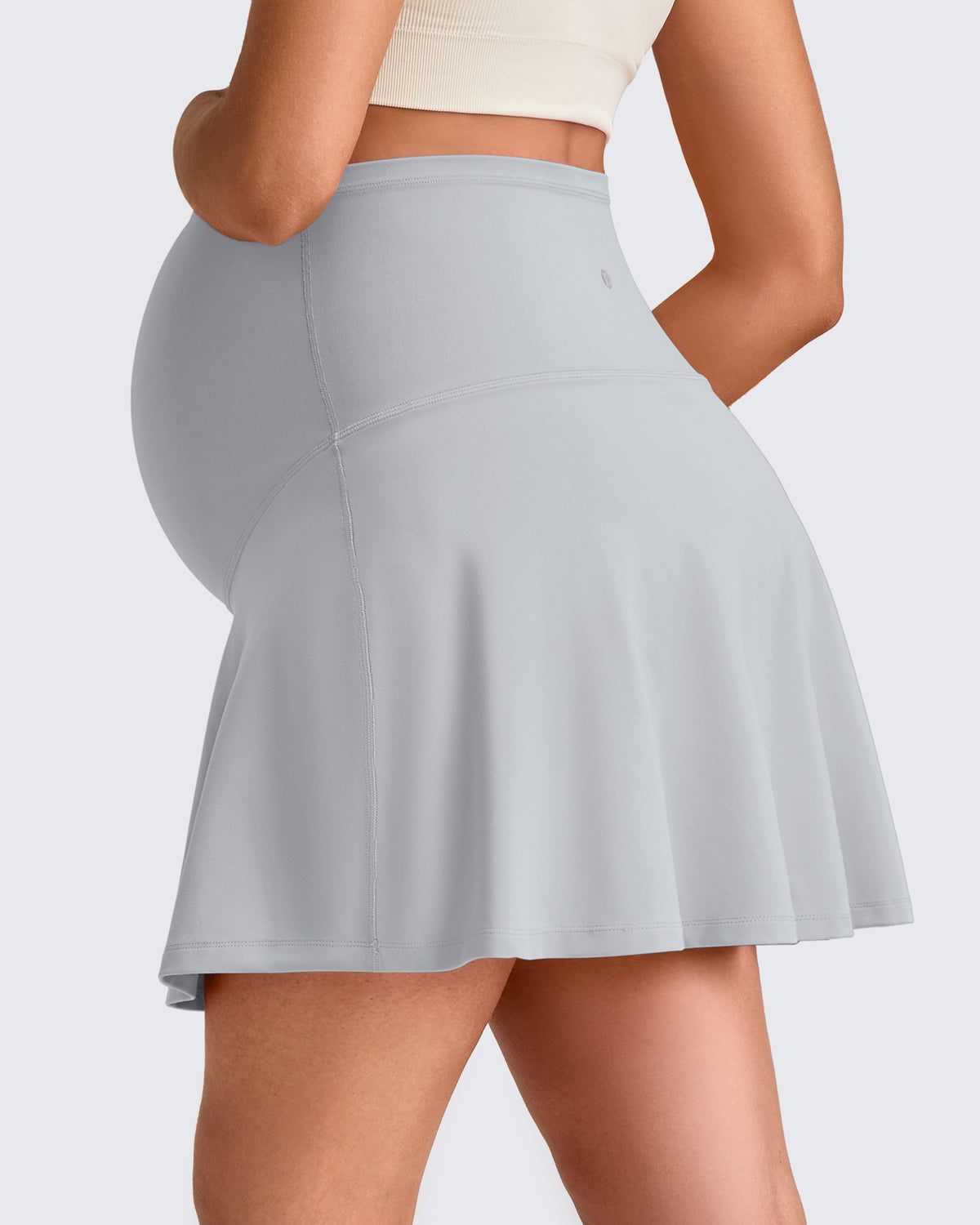 G4Free Activewear - BareFeel One Pocket Maternity Tennis Skirt -GF25HY517BA-S-GF25HY517BB-M-GF25HY517BC-L-GF25HY517BD-XL-GF25HY517BF-XS