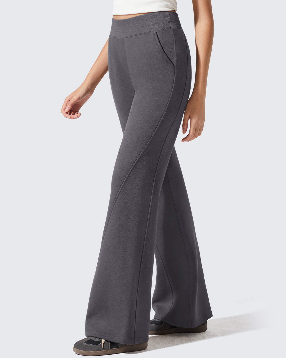 G4Free Activewear - Flurrylux Fleece Lined Loose Flare Sweatpants -GF25A602AF-XS-GF25A603AF-XS-GF25A604AF-XS-GF25A602AA-S-GF25A603AA-S
