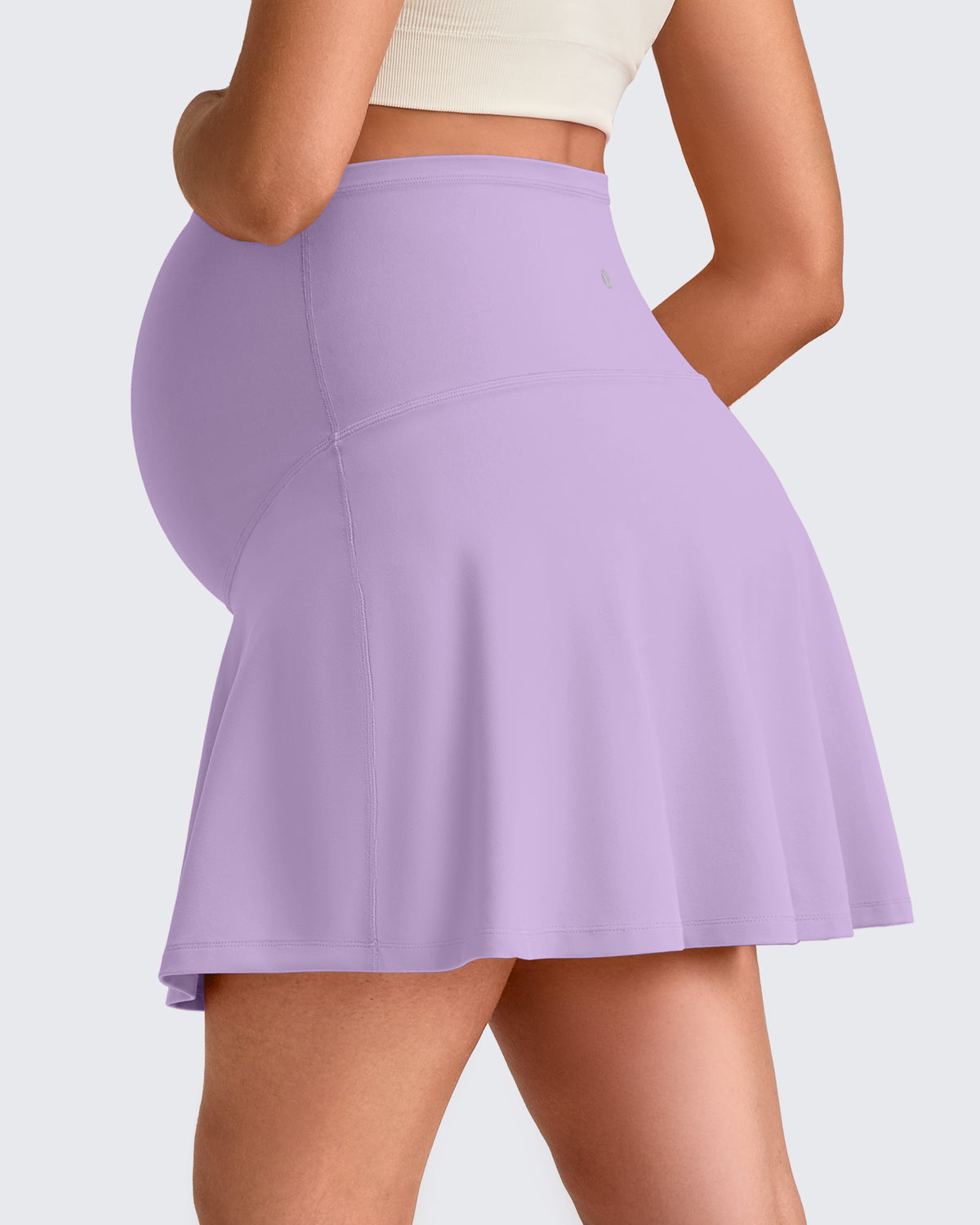 G4Free Activewear - BareFeel One Pocket Maternity Tennis Skirt -GF25HY517BA-S-GF25HY517BB-M-GF25HY517BC-L-GF25HY517BD-XL-GF25HY517BF-XS