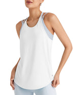 G4Free Activewear - Quick Dry Y Back Athletic Sleeveless Tanks -GF25L386AA-S-GF25L386AB-M-GF25L386AC-L-GF25L386AD-XL-GF25L386AE-XXL