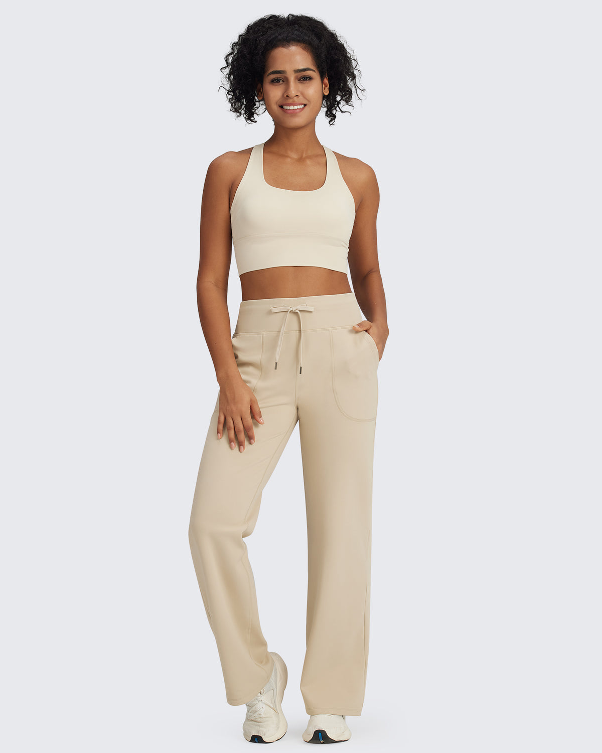 G4Free Activewear - Fleece Lined High-Waist Drawstring Pants -GF24J215AA-S-GF24J216AA-S-GF24J217AA-S-GF24J215AB-M-GF24J216AB-M