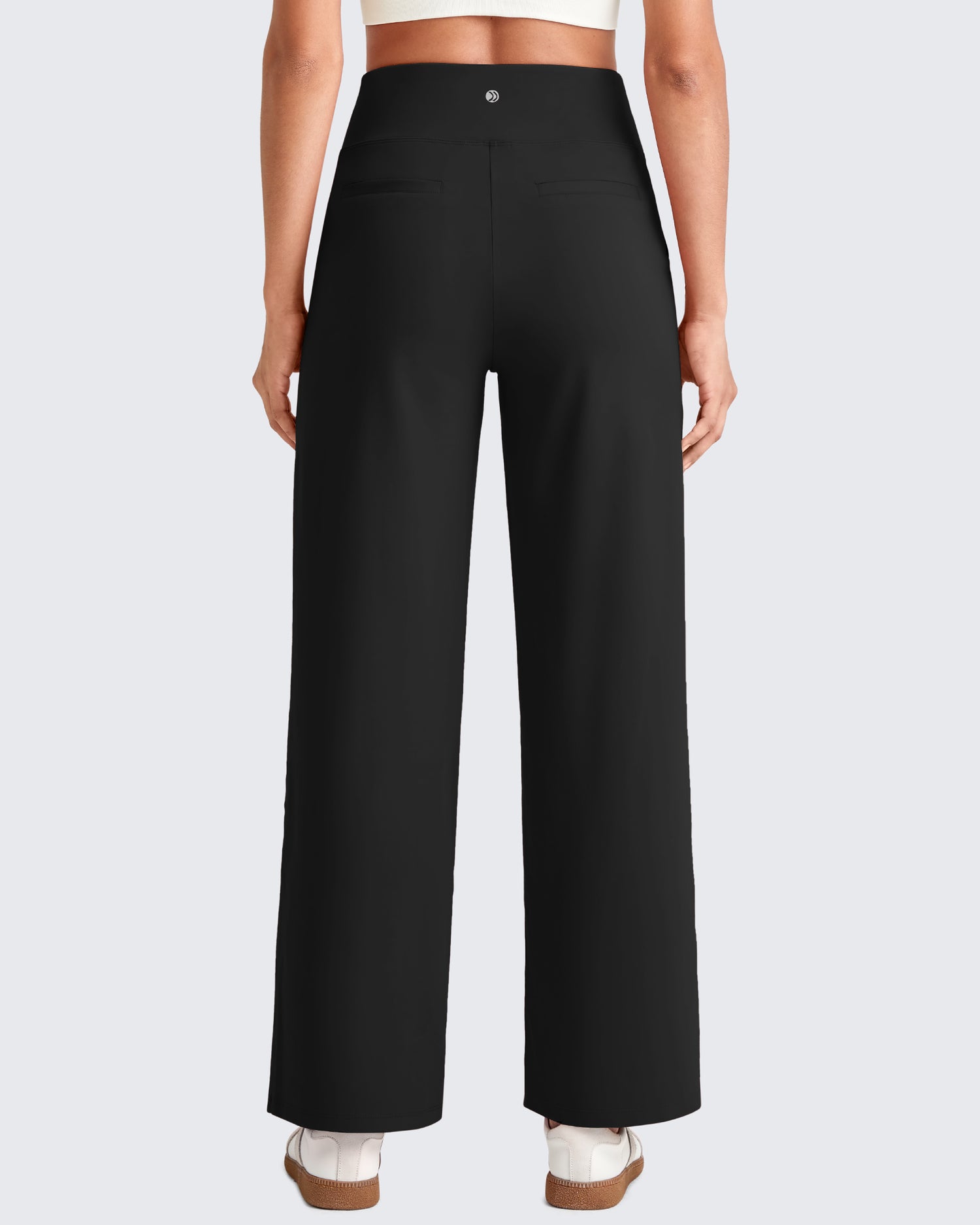 G4Free Activewear - High Waist Stretch Dressy Cropped Pants 25.5'' -GF25J463AA-S-GF25J463AB-M-GF25J463AC-L-GF25J463AD-XL-GF25J463AE-XXL