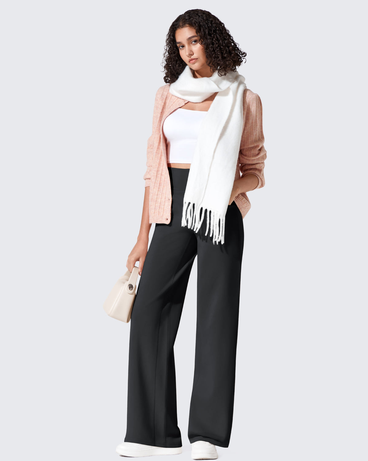 G4Free Activewear - Fleece Lined High-Waist Loose Sweatpants -GF24J230AA-S-GF24J231AA-S-GF24J232AA-S-GF24J230AB-M-GF24J231AB-M