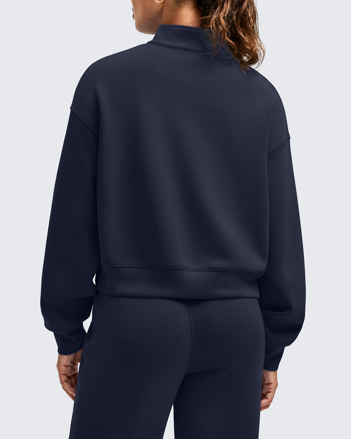 G4Free Activewear - Smoofit Half-Zip Mock Neck Long Sleeve Sweatshirts -GF25F519AF-XS-GF25F519AA-S-GF25F519AB-M-GF25F519AC-L-GF25F519AD-XL
