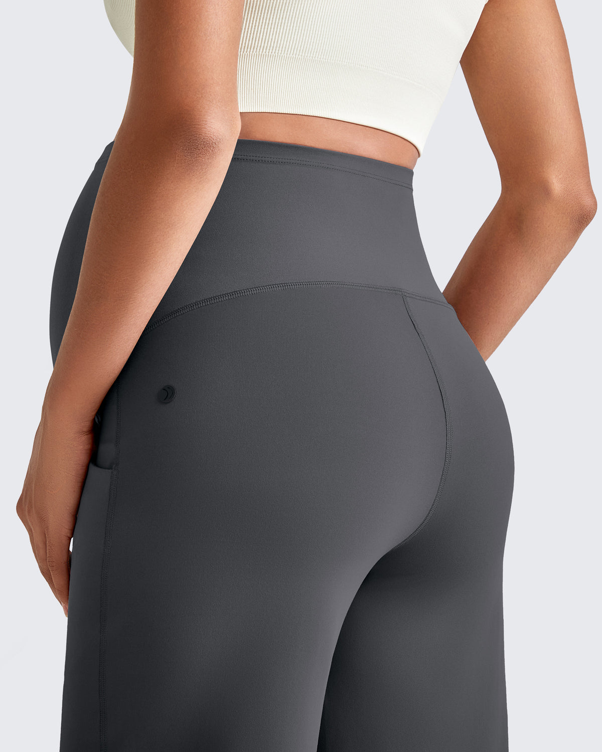G4Free Activewear - Wide Leg Pockets Front Pleats Maternity -GF25JY414AA-S-GF25JY449AA-S-GF25JY450AA-S-GF25JY414AB-M-GF25JY449AB-M
