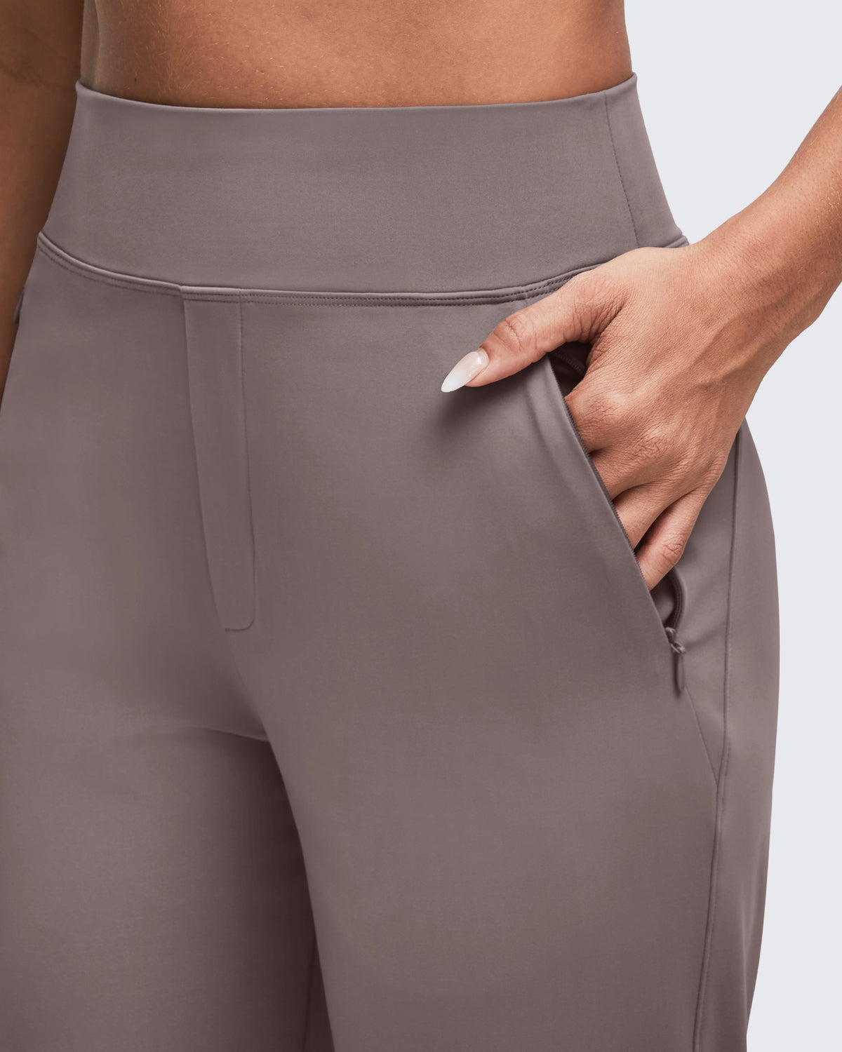 G4Free Activewear - High Waist Hidden Zipper Pockets Dress Pants -GF25D571AA-S-GF25D572AA-S-GF25D573AA-S-GF25D571AB-M-GF25D572AB-M