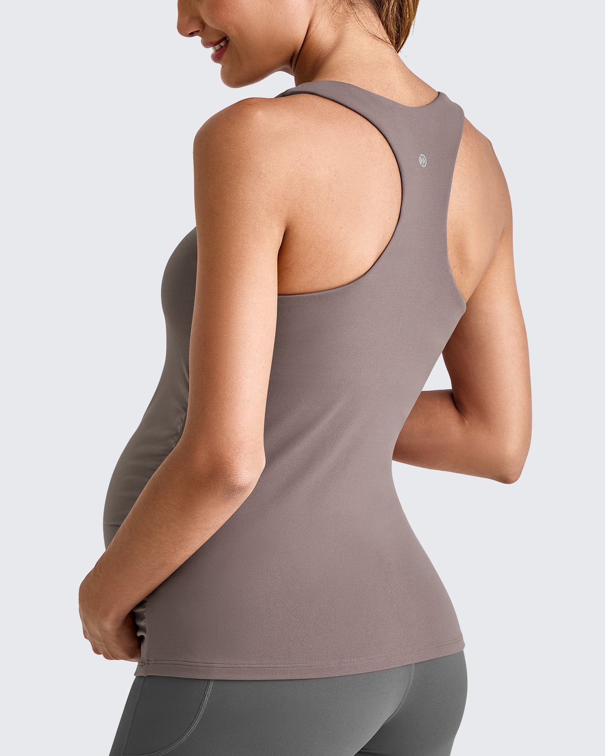 G4Free Activewear - Square Neck Ruched Pregnancy Workout Tanks -GF25LY415IA-S-GF25LY415IB-M-GF25LY415IC-L-GF25LY415ID-XL-GF25LY415IF-XS
