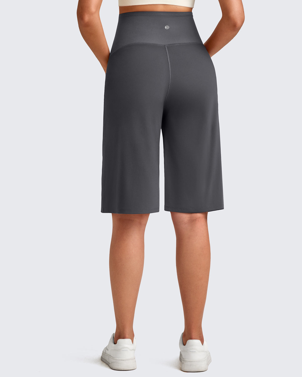 G4Free Activewear - Maternity Athletic Bermuda Shorts 12'' -GF25EY508AA-S-GF25EY508AB-M-GF25EY508AC-L-GF25EY508AD-XL-GF25EY508AE-XXL