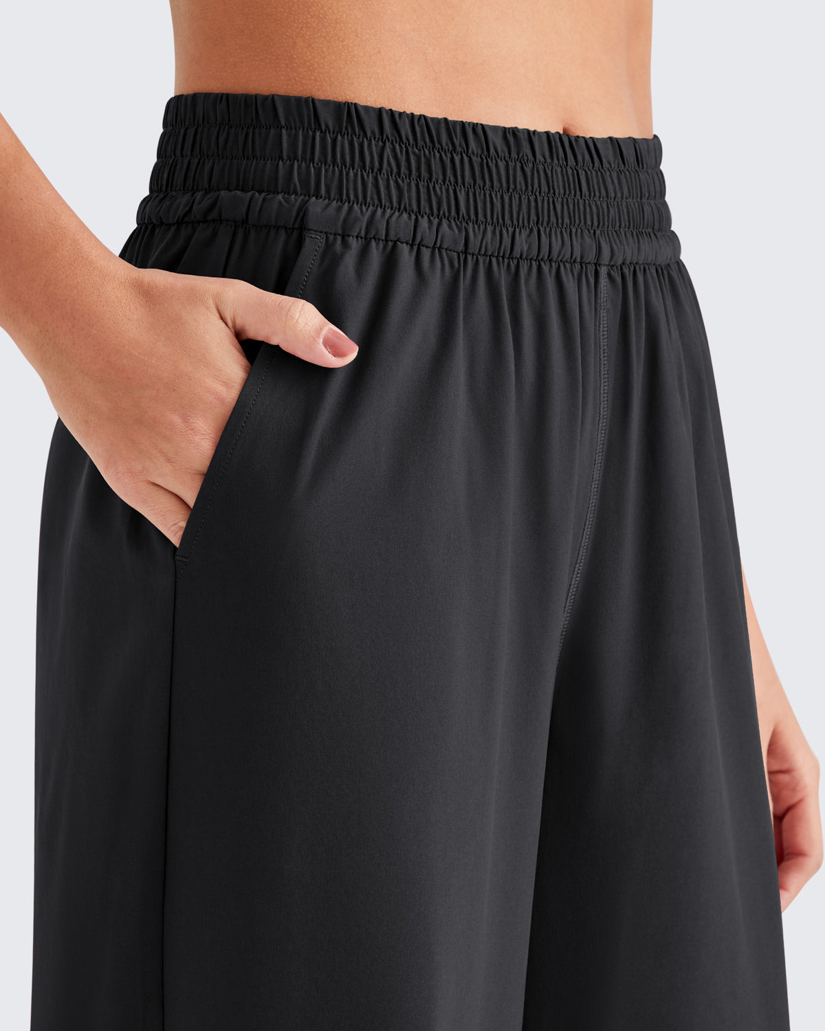 G4Free Activewear - Elastic Waistband Wide Leg Work Trousers -GF25J377AA-S-GF25J433AA-S-GF25J434AA-S-GF25J377AB-M-GF25J433AB-M