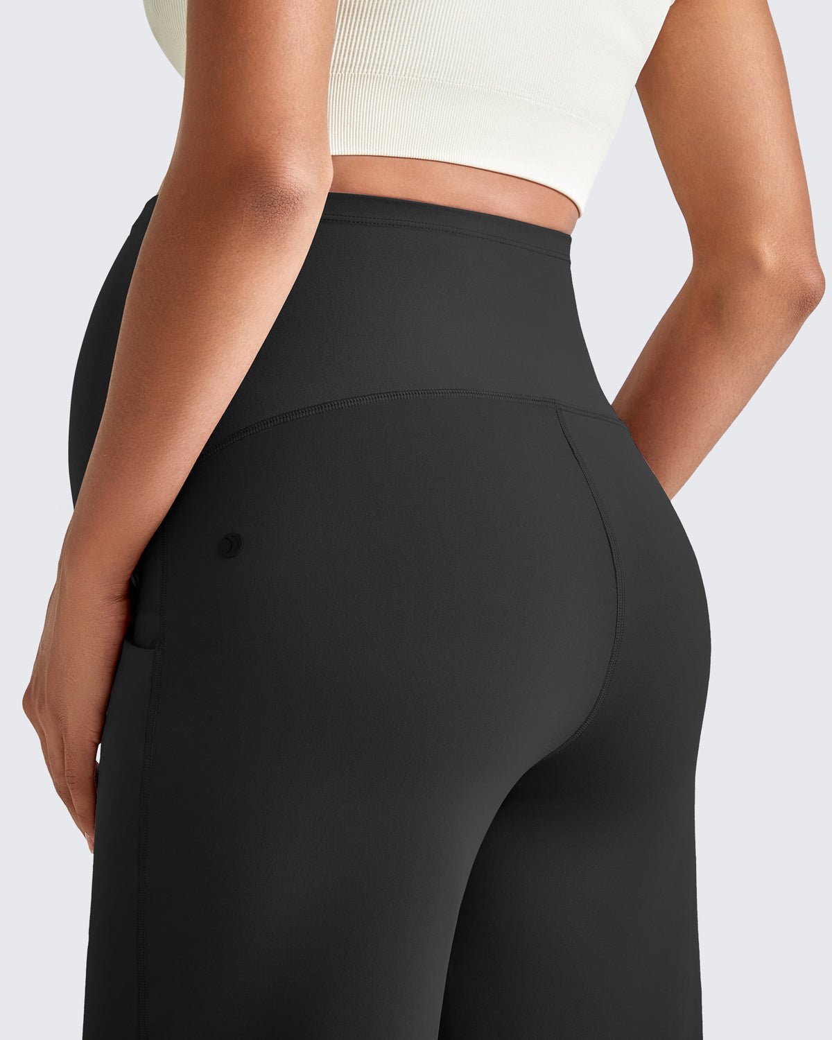 G4Free Activewear - Wide Leg Pockets Front Pleats Maternity -GF25JY414AA-S-GF25JY449AA-S-GF25JY450AA-S-GF25JY414AB-M-GF25JY449AB-M