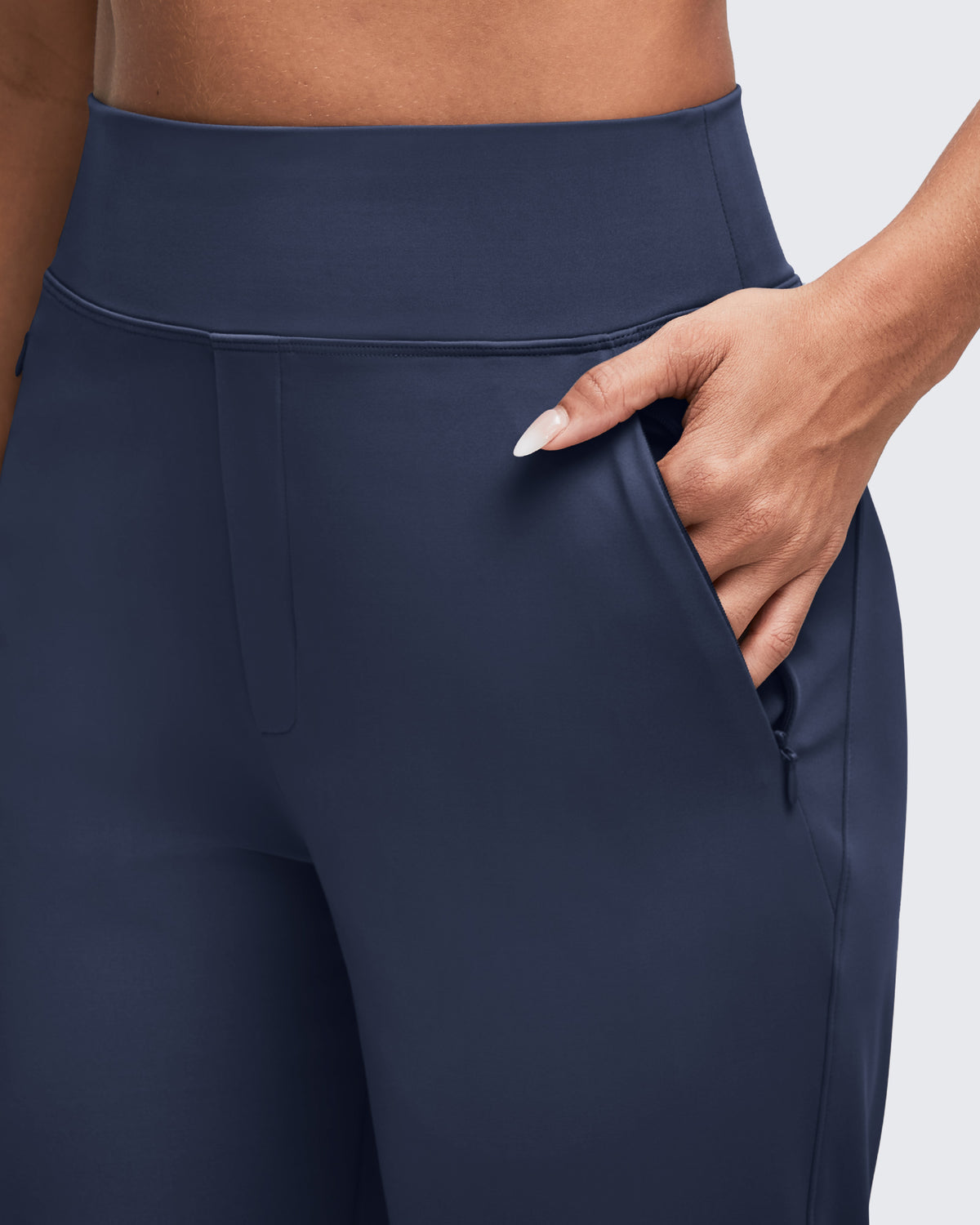 G4Free Activewear - High Waist Hidden Zipper Pockets Dress Pants -GF25D571AA-S-GF25D572AA-S-GF25D573AA-S-GF25D571AB-M-GF25D572AB-M