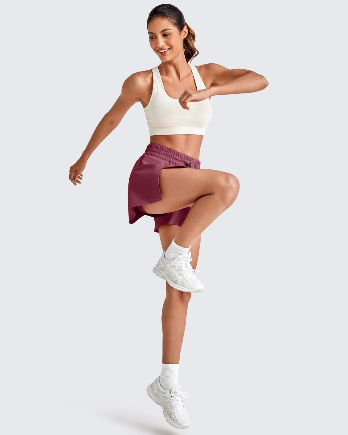 G4Free Activewear - Quick Dry 2 in 1 Athletic Running Shorts -GF25E412EA-S-GF25E412EB-M-GF25E412EC-L-GF25E412ED-XL-GF25E412EE-XXL