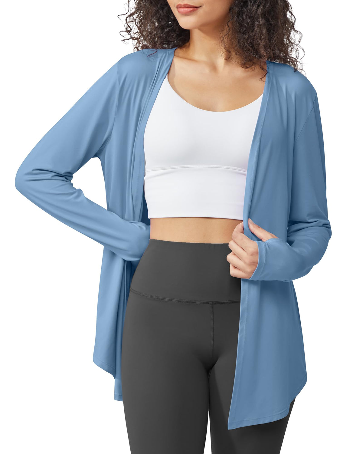 G4Free Activewear - Long Sleeve Lightweight Sun Shirts Cardigans -GF24B206BA-S-GF24B206BB-M-GF24B206BC-L-GF24B206BD-XL-GF24B206BE-XXL